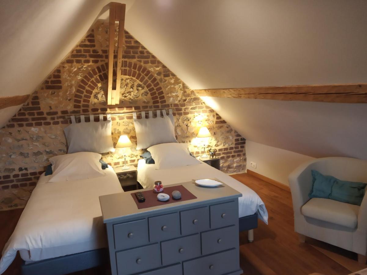 Eco-Gite La Chambre Du Vanneur Mentheville ภายนอก รูปภาพ